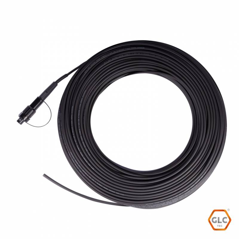 Pigtail Round Drop Aereal Spam 80 Flat Fast Connect Sc/Apc Sm 100Mts P/ Caja Easy Connect