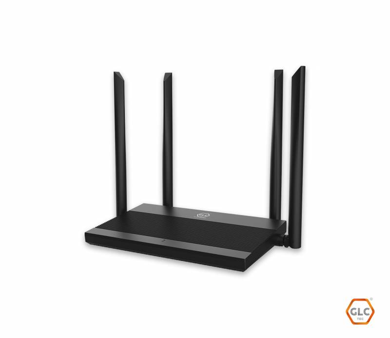 Router Ac1200Mbps, 4X5Dbi Antena Fija, 1X Puerto 10/100Mbps Wan, 3X Puertos 10/100Mbps Lan.
