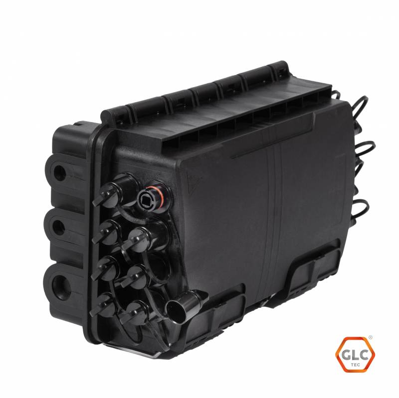 Fdb + Cierre De Empalme. Parte Superior Para Distribucion Con 16 Fast Connector. Parte Inferior Con Bandejas De Empalme. Incluye 16 Fast Connector, 2 Splitter 1