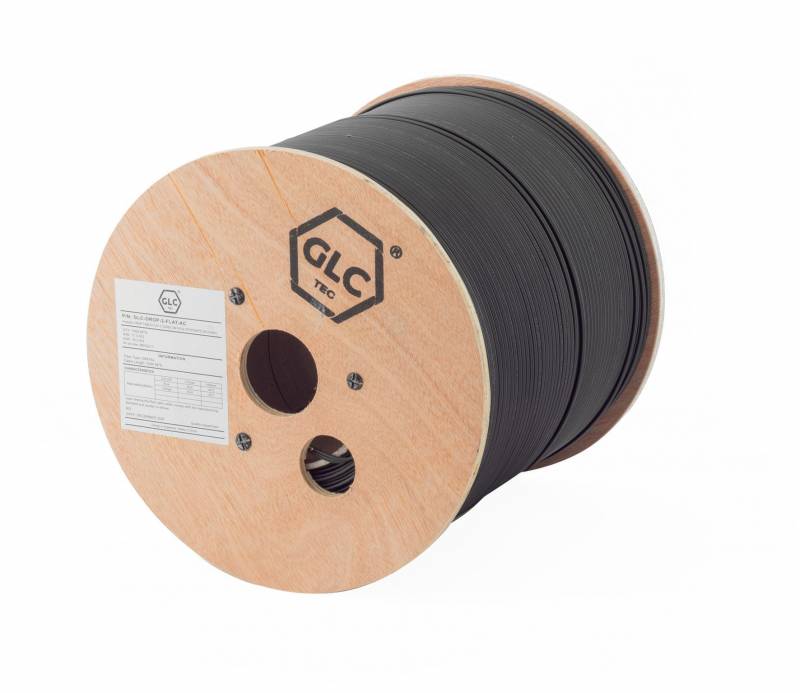 Drop Cable Flat 2 Cores Sm Fig.8 C/Portante Dielectrico X1000Mts