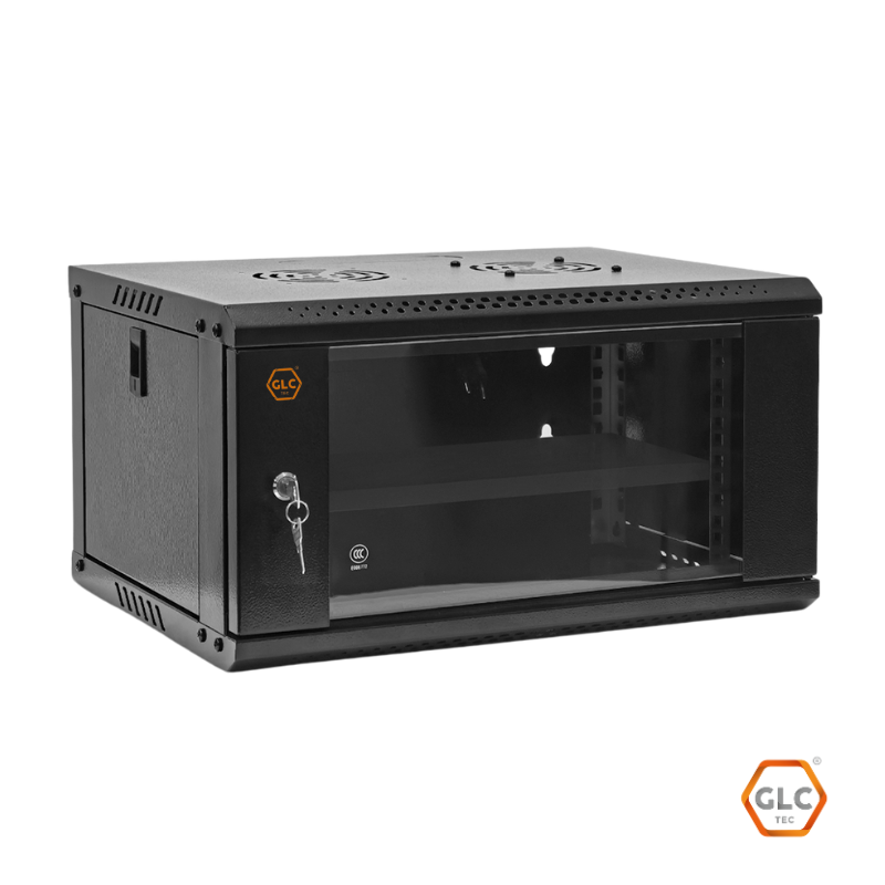 19 6U 600*450 W/M Cabinet Black Color, Disassembled Flat Packing Type