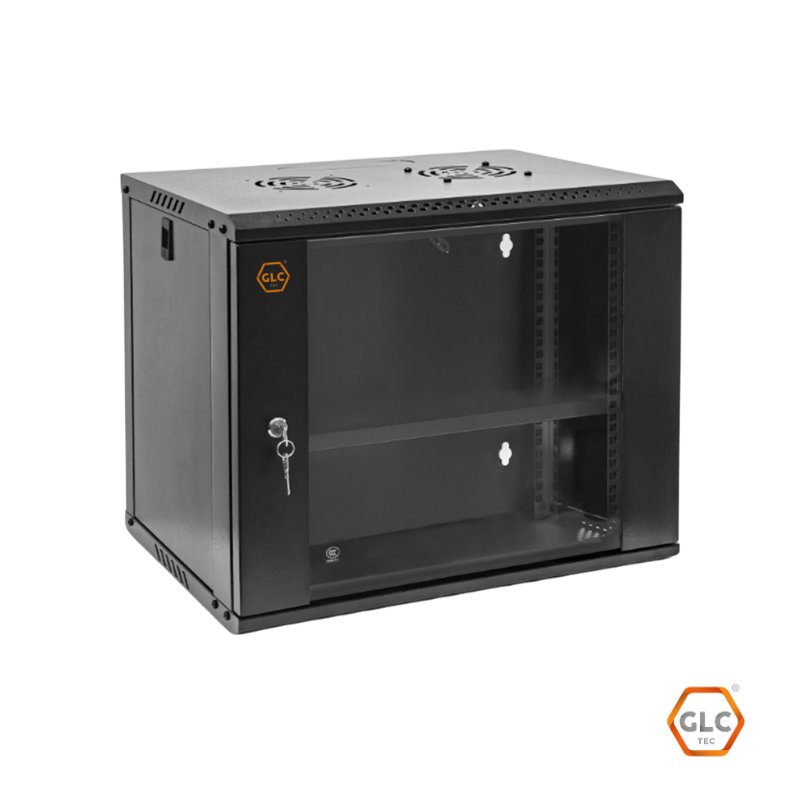 19 9U 600*450 W/M Cabinet Black Color, Disassembled Flat Packing Type
