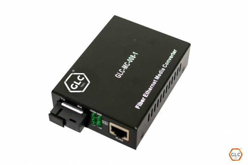 10/100/1000M Single Fiber Sm Media Converter,1310Nm,60Km Sc (No Incluye Fuente)
